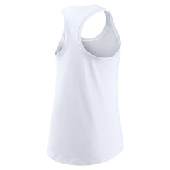 Atlanta Falcons Women's Tri-Blend Scoop Neck Racerback Tank Top - White - Nike