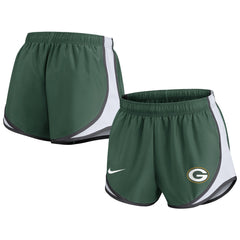 Green Bay Packers Women's Plus Size Tempo Shorts - Green - Nike