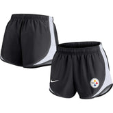 Pittsburgh Steelers Women's Performance Tempo Shorts - Black - Nike