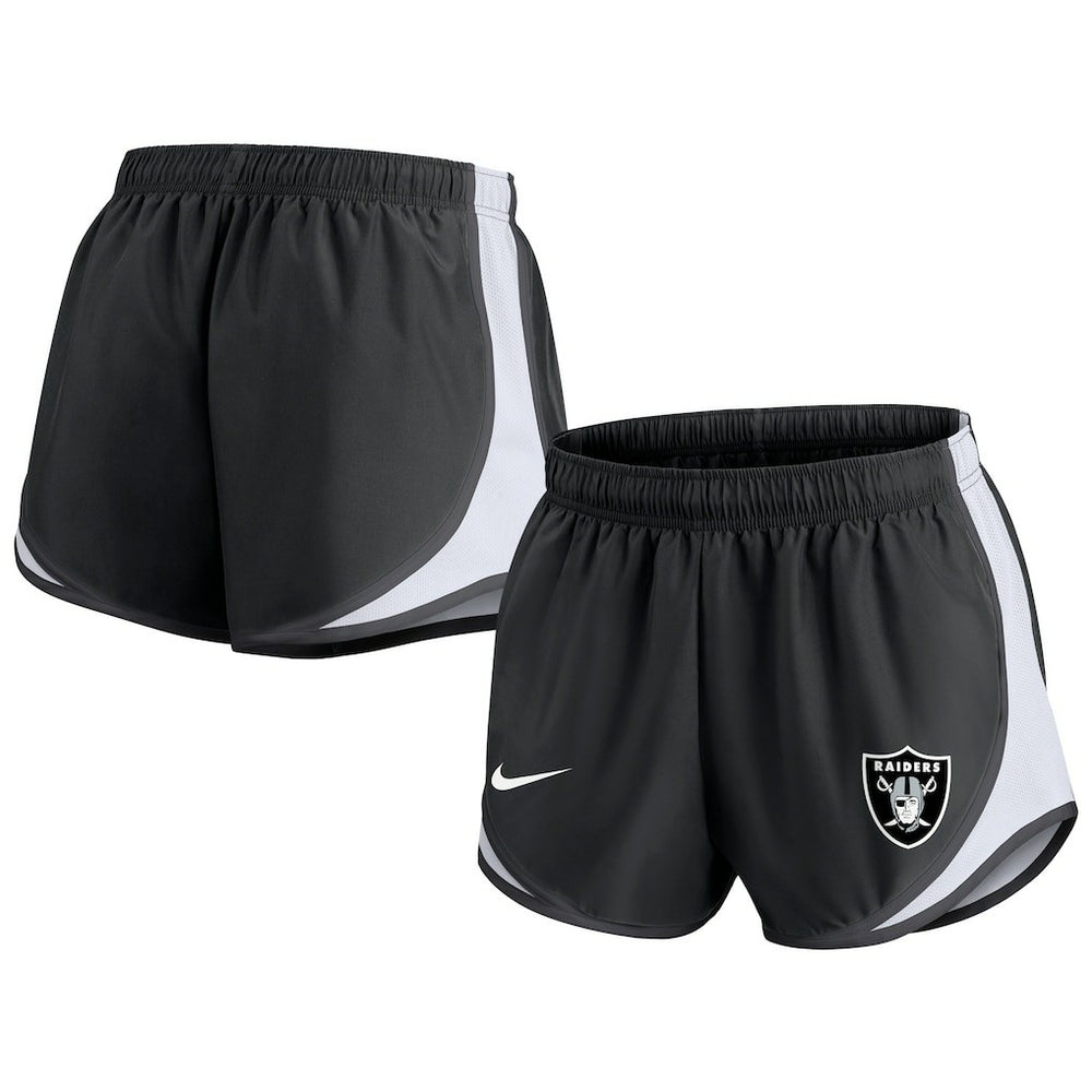 Las Vegas Raiders Women's Performance Tempo Shorts - Black - Nike