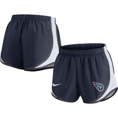 Tennessee Titans Women's Performance Tempo Shorts - Navy - Nike
