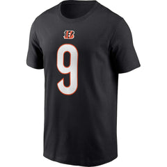 Joe Burrow Cincinnati Bengals Player Name & Number T-Shirt - Black - Nike