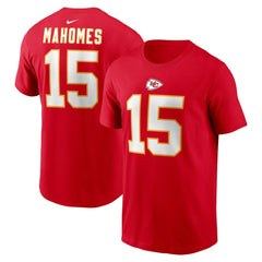 Patrick Mahomes Kansas City Chiefs Player Name & Number T-Shirt - Red - Nike