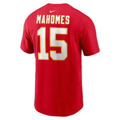 Patrick Mahomes Kansas City Chiefs Player Name & Number T-Shirt - Red - Nike