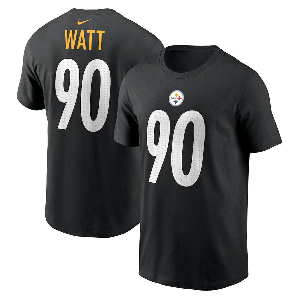 T.J. Watt Pittsburgh Steelers Player Name & Number T-Shirt - Black - Nike