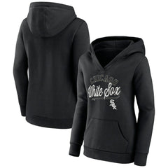 Chicago White Sox Fanatics Women's Simplicity Crossover V-Neck Pullover Hoodie Online