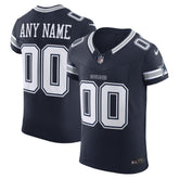 Dallas Cowboys Vapor F.U.S.E. Elite Custom Jersey - Navy - Nike