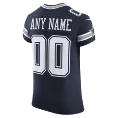 Dallas Cowboys Vapor F.U.S.E. Elite Custom Jersey - Navy - Nike