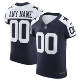 Dallas Cowboys Vapor F.U.S.E. Elite Custom Jersey - Navy - Nike