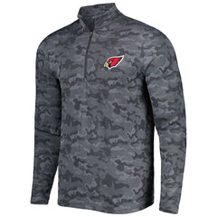 Arizona Cardinals Antigua Brigade Quarter-Zip Sweatshirt - Black - NFL