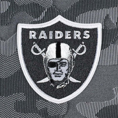 Las Vegas Raiders Antigua Brigade Quarter-Zip Sweatshirt - Black - NFL