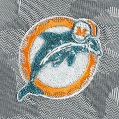 Miami Dolphins Antigua Brigade Throwback Quarter-Zip Top - Gray - NFL