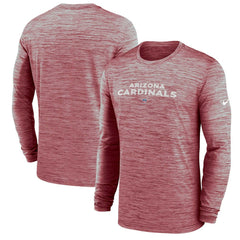Arizona Cardinals Sideline Team Velocity Performance Long Sleeve T-Shirt - Cardinal - Nike