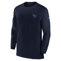Tennessee Titans Sideline Coach Performance Long Sleeve T-Shirt - Navy - Nike