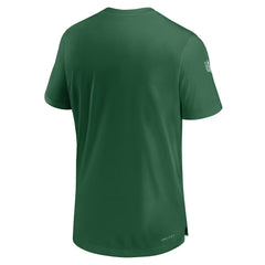 New York Jets Sideline Coach Performance T-Shirt - Green - Nike