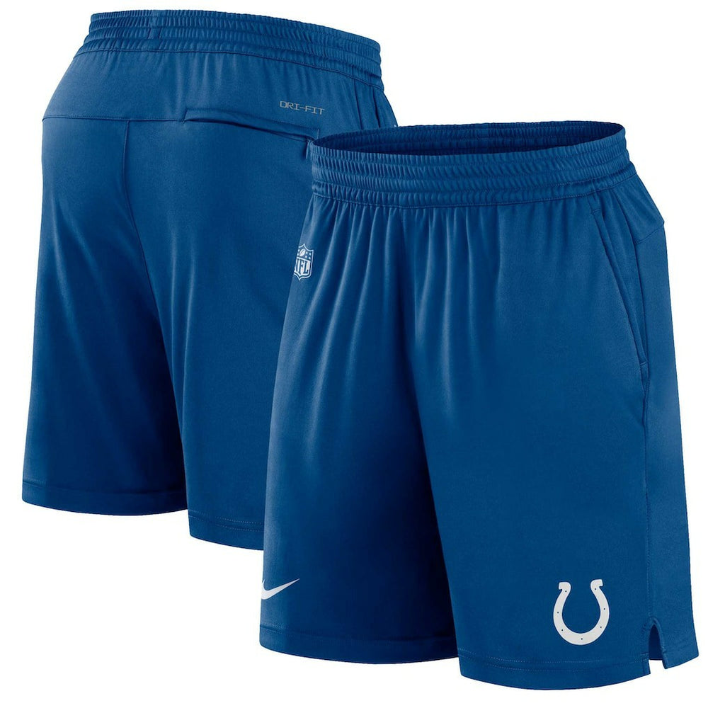 Indianapolis Colts Sideline Performance Shorts - Royal - Nike