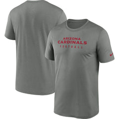 Arizona Cardinals Sideline Legend Performance T-Shirt - Heather Gray - Nike