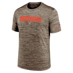 Cleveland Browns Velocity Performance T-Shirt - Brown - Nike