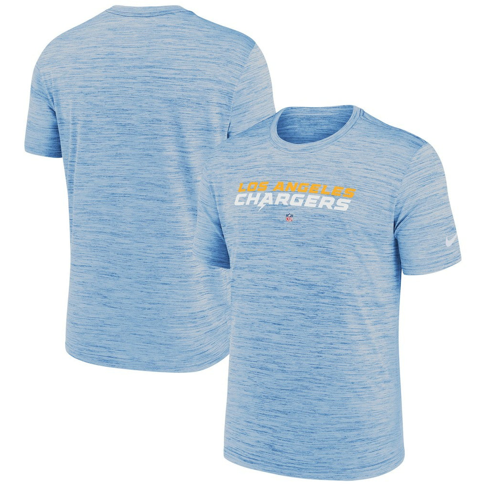 Los Angeles Chargers Velocity Performance T-Shirt - Powder Blue - Nike