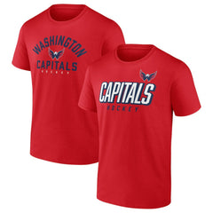 Washington Capitals Fanatics Wordmark Two-Pack T-Shirt Set - Red | Fanatics discount