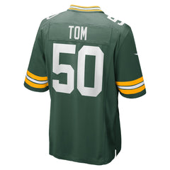 Zach Tom Green Bay Packers Game Player Jersey - Green - Nike