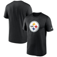 Pittsburgh Steelers Primetime Legend Logo Performance T-Shirt - Black - Nike