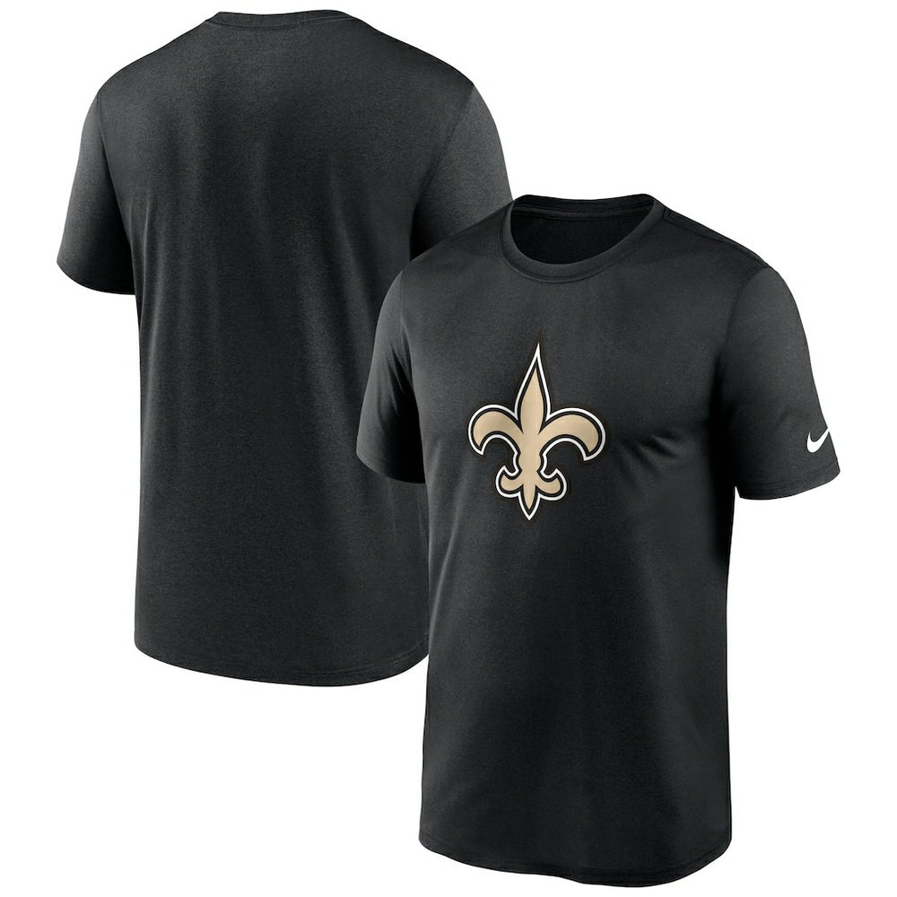 New Orleans Saints Primetime Legend Logo Performance T-Shirt - Black - Nike