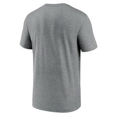 New Orleans Saints Primetime Legend Logo Performance T-Shirt - Heather Charcoal - Nike