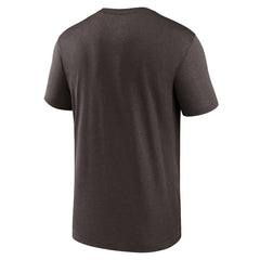 Cleveland Browns Primetime Legend Logo Performance T-Shirt - Brown - Nike
