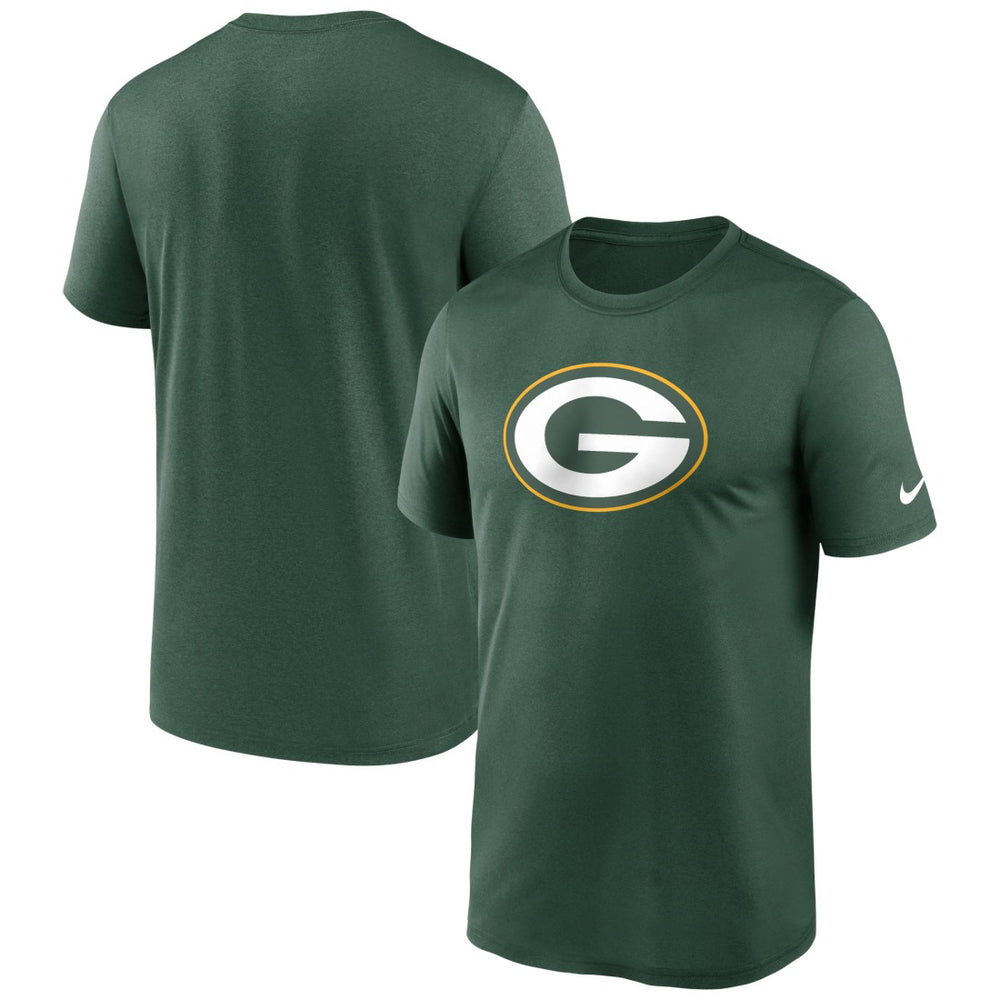 Green Bay Packers Primetime Legend Logo Performance T-Shirt - Green - Nike