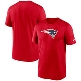 New England Patriots Primetime Legend Logo Performance T-Shirt - Red - Nike