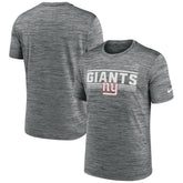 New York Giants Yardline Velocity Performance T-Shirt - Gray - Nike