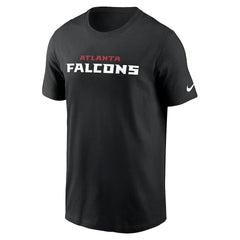Atlanta Falcons Team Wordmark Essential T-Shirt - Black - Nike