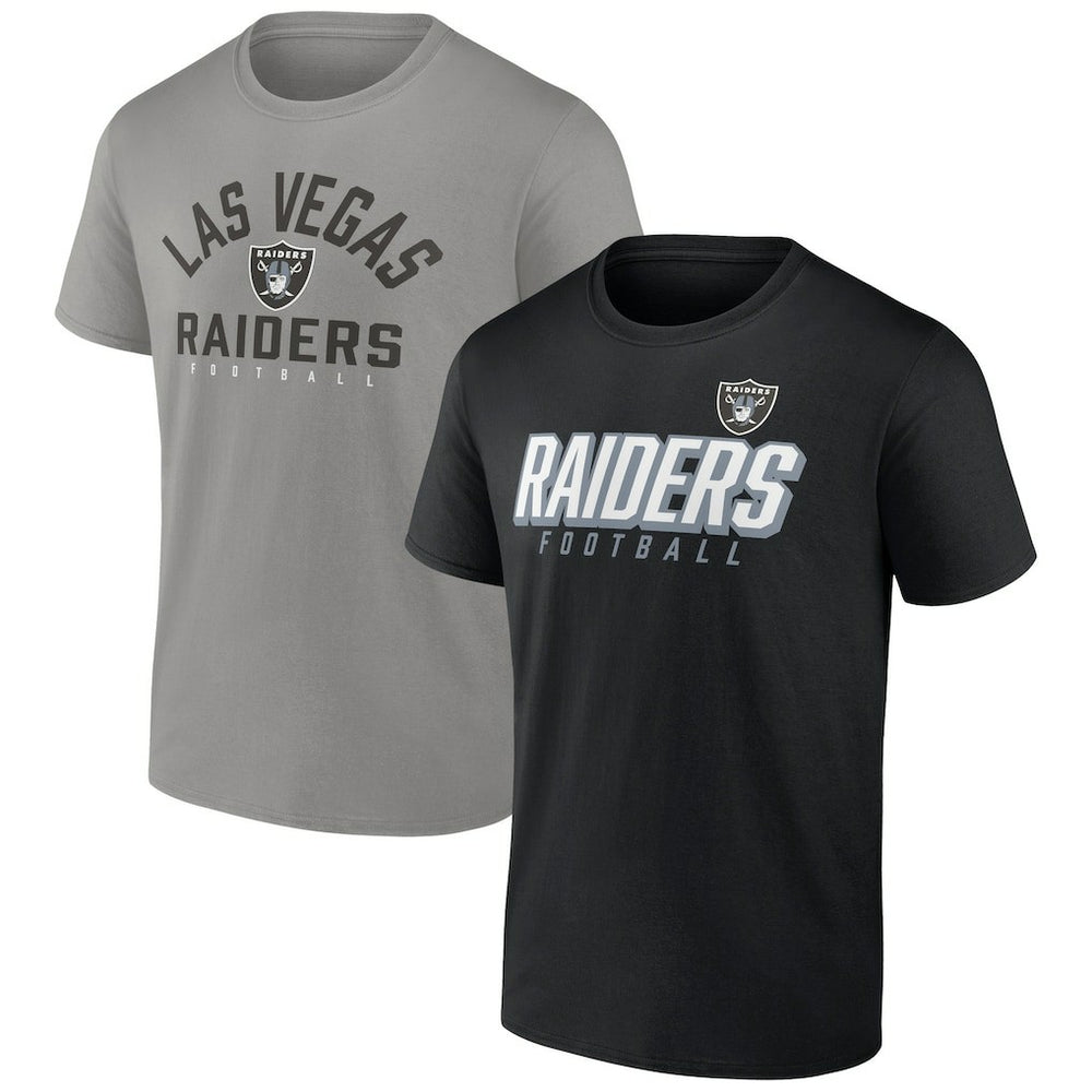 Las Vegas Raiders Player Pack T-Shirt Combo Set - Black/Silver - Fanatics