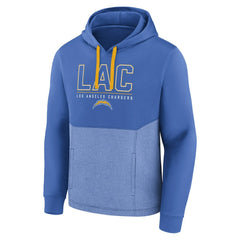Los Angeles Chargers Successful Tri-Blend Pullover Hoodie - Powder Blue - Fanatics