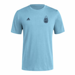Adidas - Argentina National Team Crest T-Shirt - Light Blue