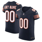 Chicago Bears Vapor F.U.S.E. Elite Custom Jersey - Navy - Nike