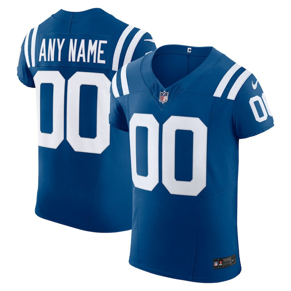 Indianapolis Colts Vapor F.U.S.E. Elite Custom Jersey - Royal - Nike
