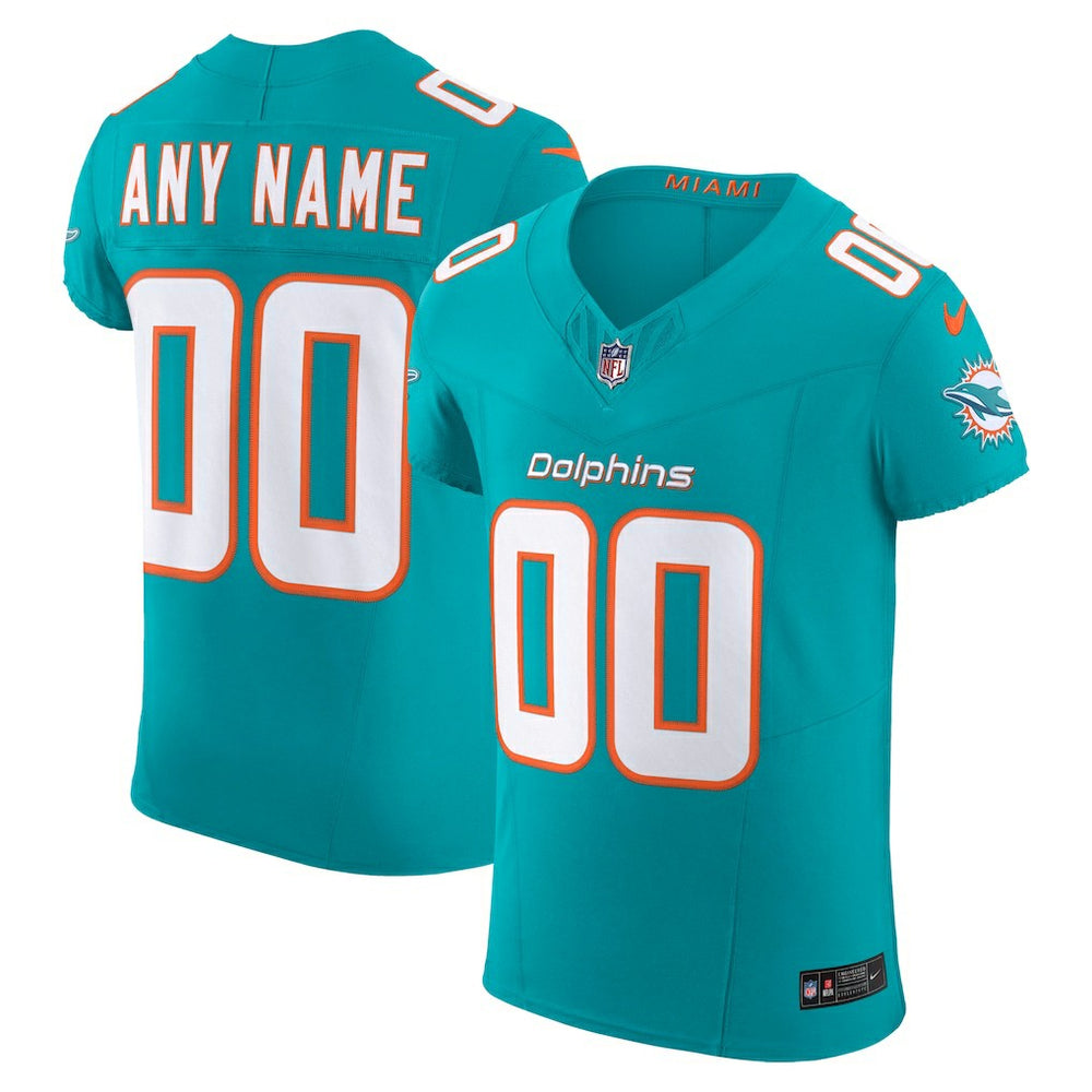 Miami Dolphins Vapor F.U.S.E. Elite Custom Jersey - Aqua - Nike