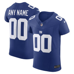 New York Giants Vapor F.U.S.E. Elite Custom Jersey - Royal - Nike