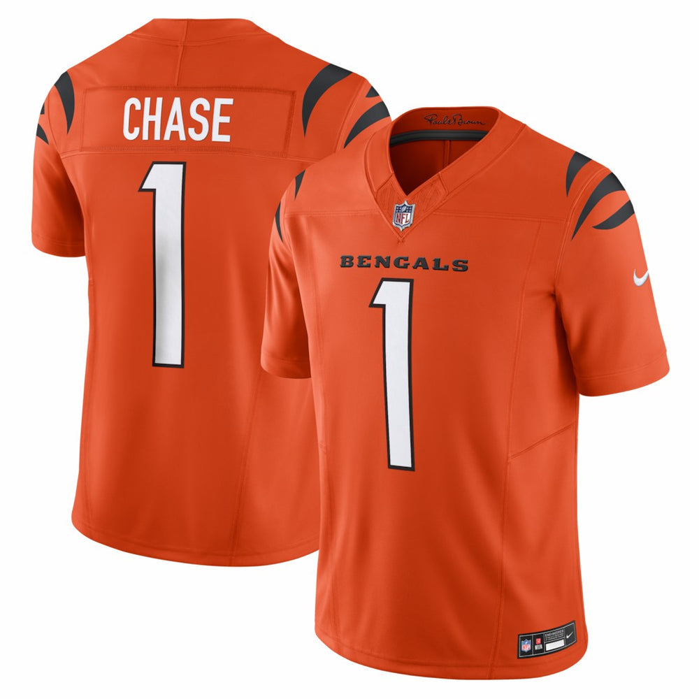 Ja'Marr Chase Cincinnati Bengals Vapor F.U.S.E. Limited Jersey - Orange - Nike