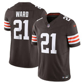 Denzel Ward Cleveland Browns Vapor F.U.S.E. Limited Jersey - Brown - Nike