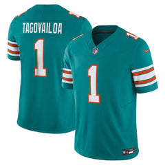 Tua Tagovailoa Miami Dolphins Vapor F.U.S.E. Limited Jersey - Aqua - Nike