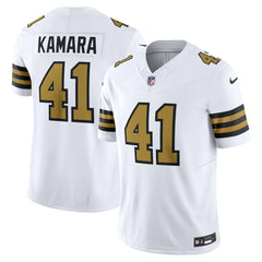 Alvin Kamara New Orleans Saints Alternate Vapor F.U.S.E. Limited Jersey - White - Nike