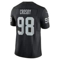 Maxx Crosby Las Vegas Raiders Vapor F.U.S.E. Limited Jersey - Black - Nike