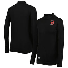Boston Red Sox Levelwear Women's Verse Asymmetrical Raglan Tri-Blend Quarter-Zip Jacket Near Me