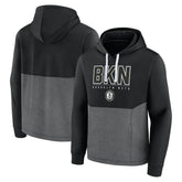 Fanatics Brooklyn Nets Successful Tri-Blend Pullover Hoodie Black