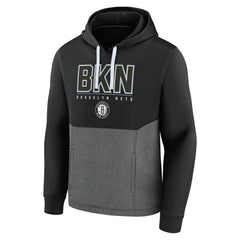 Fanatics Brooklyn Nets Successful Tri-Blend Pullover Hoodie Black