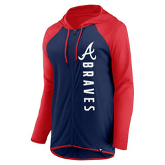 Atlanta Braves Fanatics Women's Forever Fan Full-Zip Hoodie Jacket Outlet