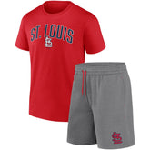 St. Louis Cardinals Fanatics Arch T-Shirt & Shorts Combo Set Sale